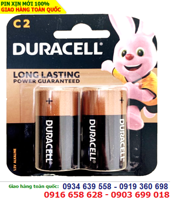 Duracell MN1400 LR14 C2, Pin trung C 1.5v Alkaline Duracell MN1400 LR14 C2 |MẪU MỚI